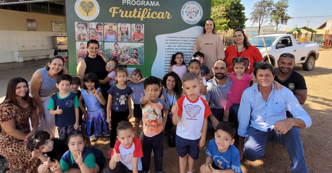 Projeto Frutificar leva conscientização ambiental às crianças da EMEI Dulcineia de Rossis Busse